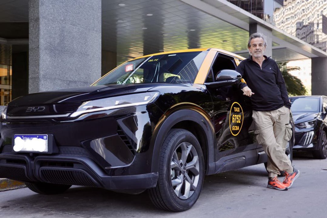En la Ciudad de Buenos Aires ya circulan los taxis eléctricos