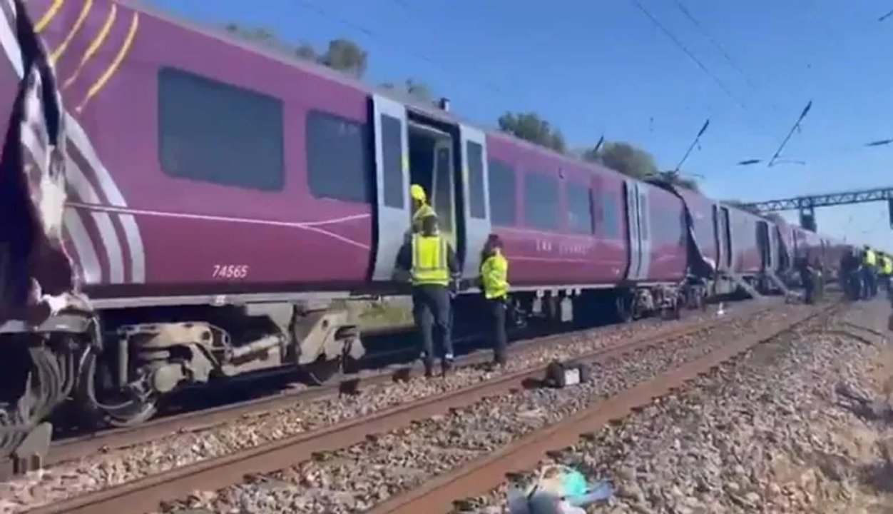 Dos trenes chocaron al norte de Londres y se reportaron heridos