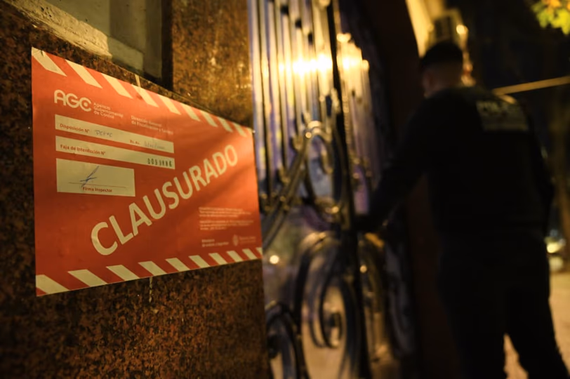 El lugar fue clausurado inmediatamente. Foto: Agencia NA/Policía de la Ciudad.
