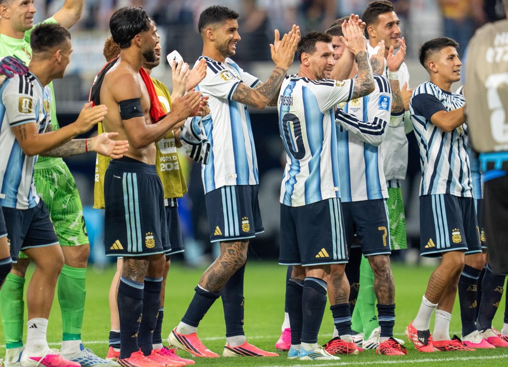 Fotogaleria de la Agencia NA: Argentina 2-0 Austria