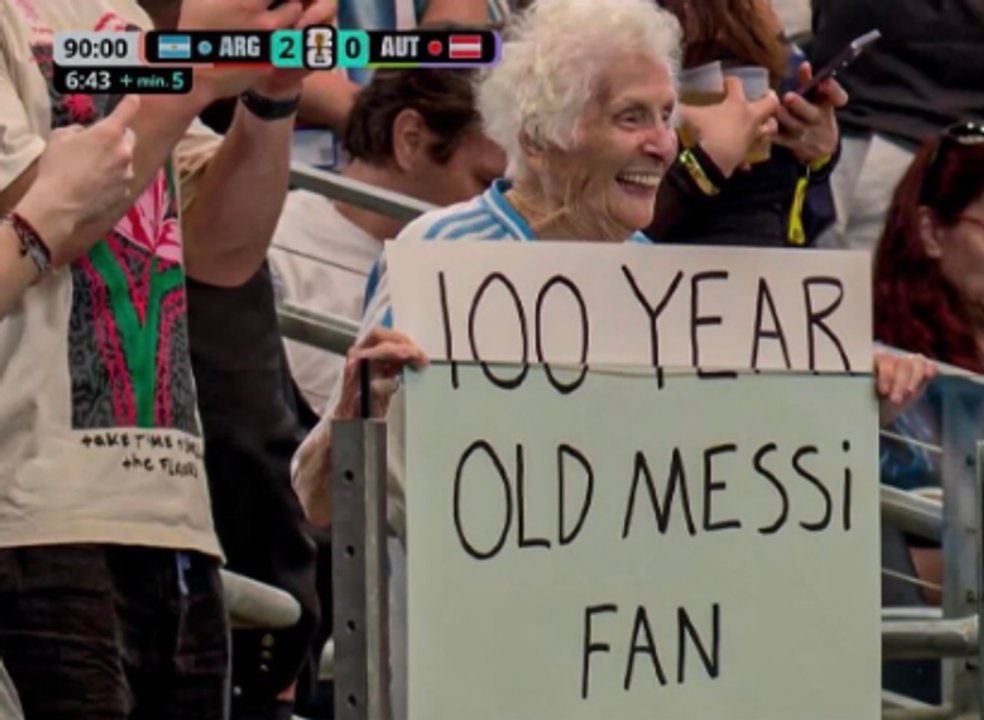 La abuela fan de Messi que conquistó las redes en el Mundial