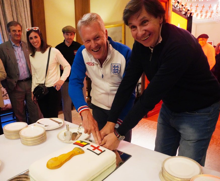 La Embajada británica en Buenos Aires celebró el partido contra Ghana con un evento especial