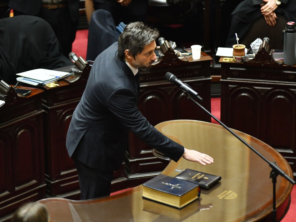 Martín Matzkin jura como diputado nacional en reemplazo de Adrián Ravier