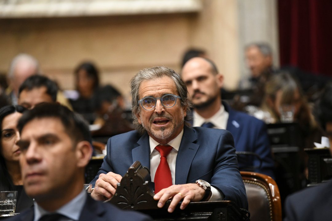El diputado Bertie Benegas Lynch en el Congreso argentino