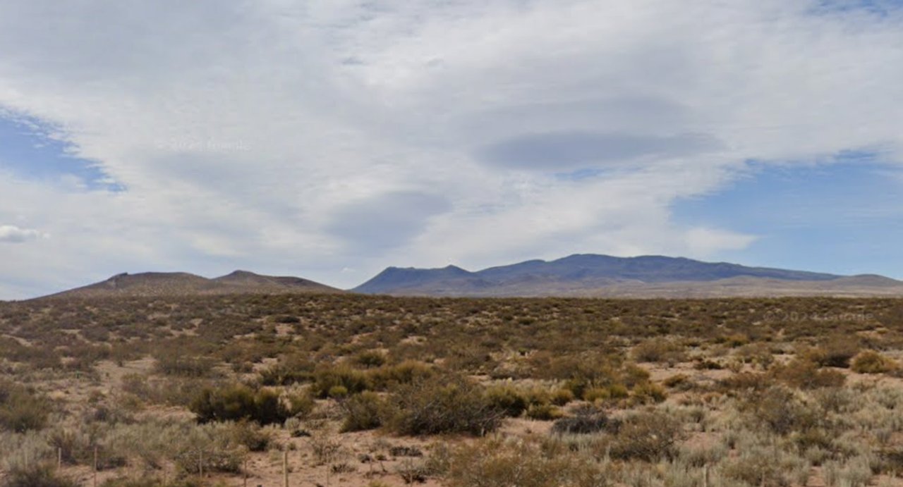 Vista de la zona del volcán Auca Mahuida en Neuquén