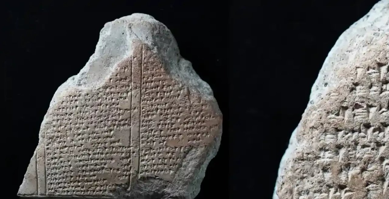 Con inteligencia artificial logran descifrar el texto de una tablilla de 3 mil años de antigüedad
