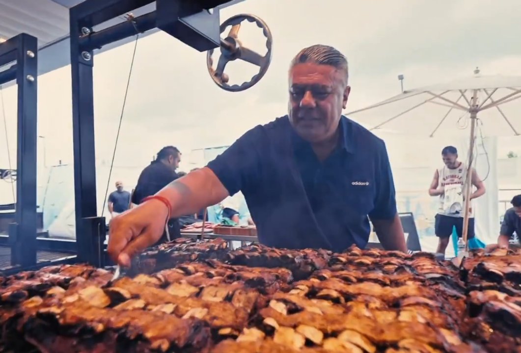 La Selección argentina comparte un asado en Kansas City, durante el Mundial 2026