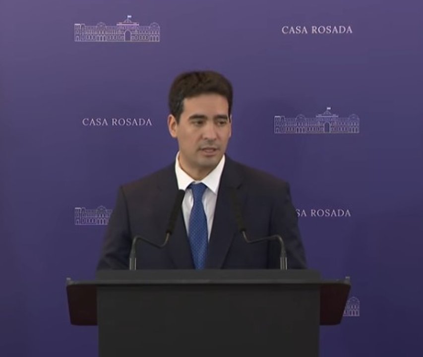 Adrián Ravier, en su primera presentación oficial: “Es un honor ser la voz del Presidente”