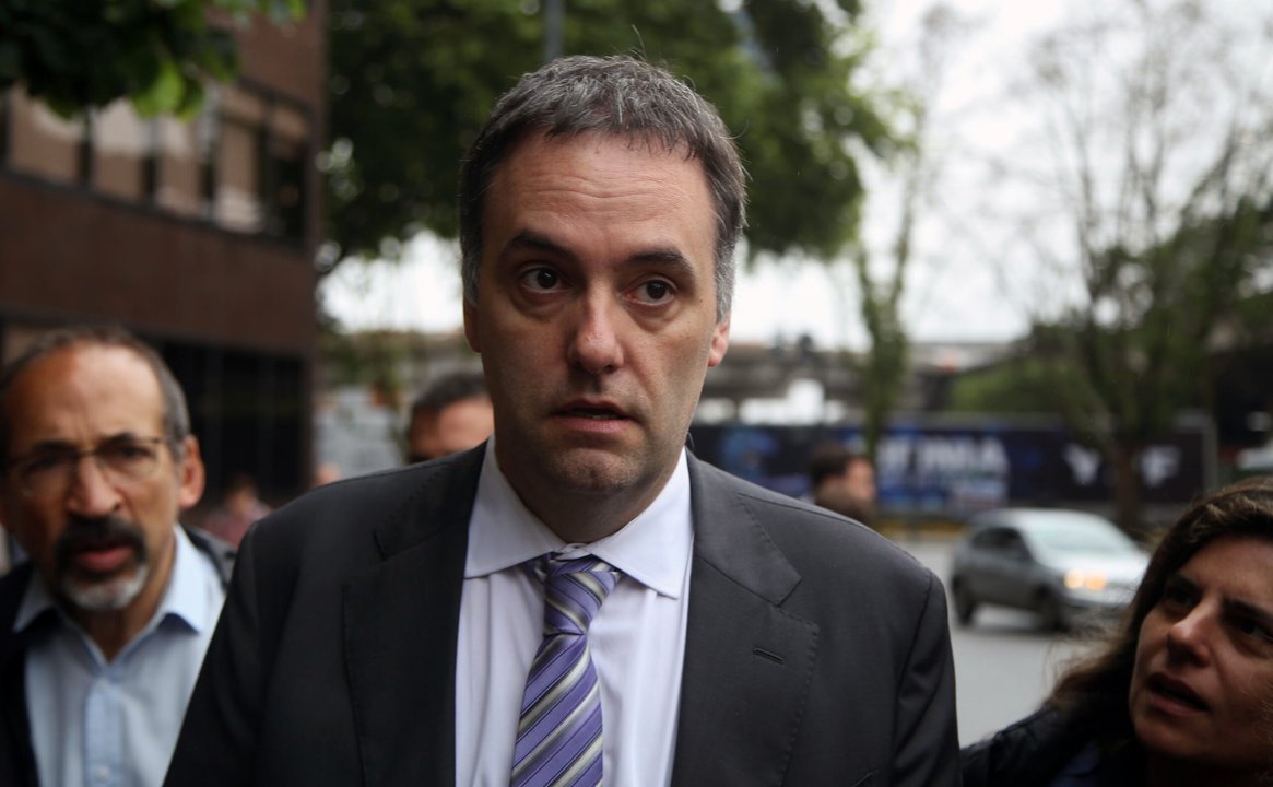 Javier Milei y Manuel Adorni en un acto oficial