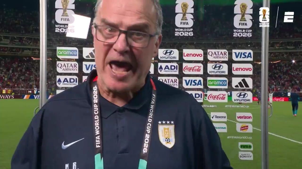 La furia de Bielsa tras la eliminación de Uruguay en el Mundial