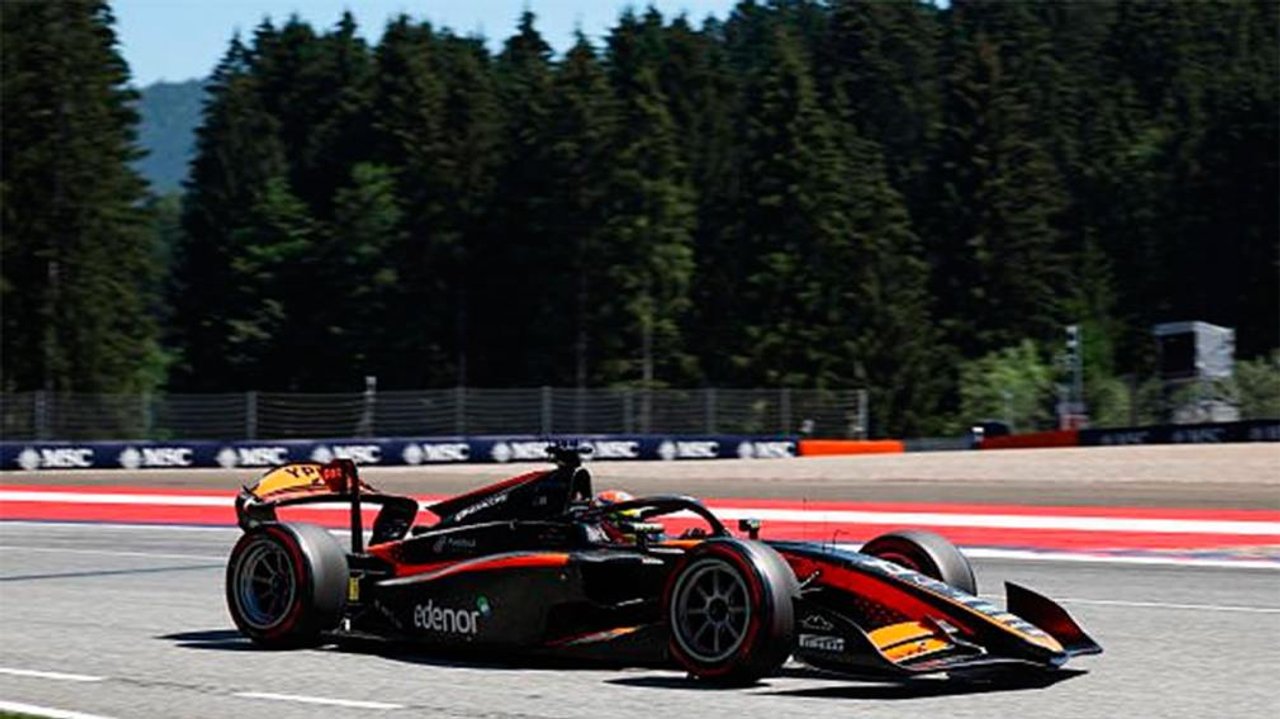 Fórmula 2: Varrone protagonizó una gran remontada y terminó duodécimo en la carrera sprint del GP de Austria