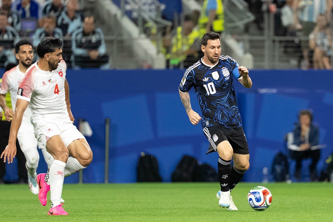 Fotogalería: las mejores imágenes del triunfo 3-1 de la Selección argentina sobre Jordania