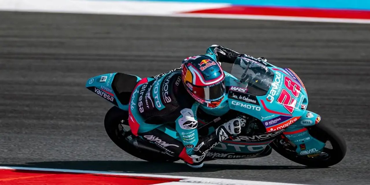 Podio argentino en Assen: Marco Morelli fue tercero y Valentín Perrone, cuarto en Moto3