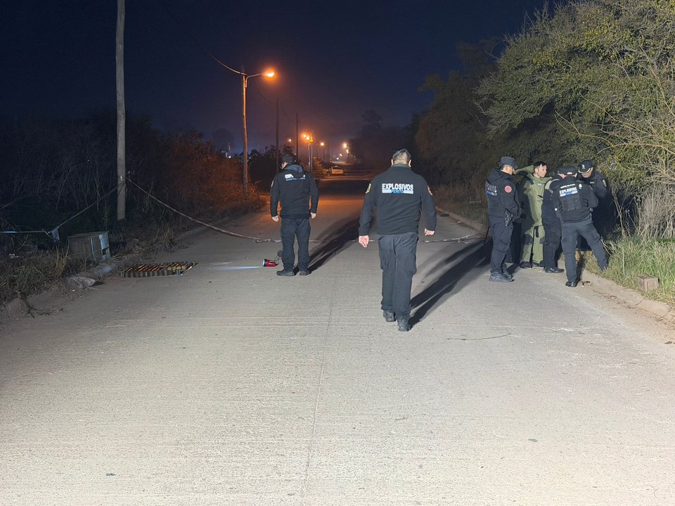 Video: el momento en el que detonaron las granadas en Monte Grande