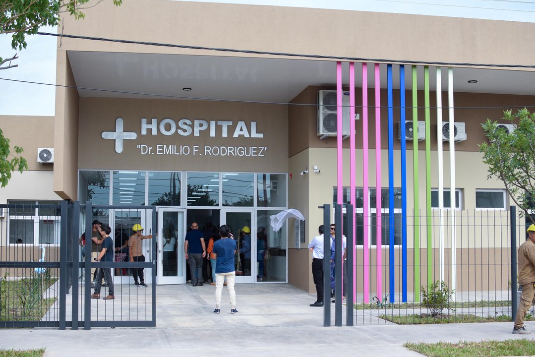 Fachada del Hospital de Quitilipi en la provincia de Chaco