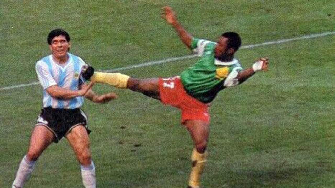 Selección argentina frente a rivales africanos en Mundiales