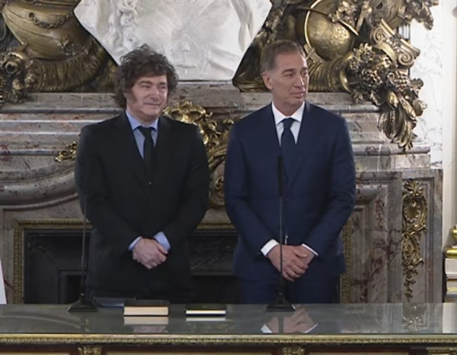 Juró Santilli en la Rosada como nuevo Jefe de Gabinete