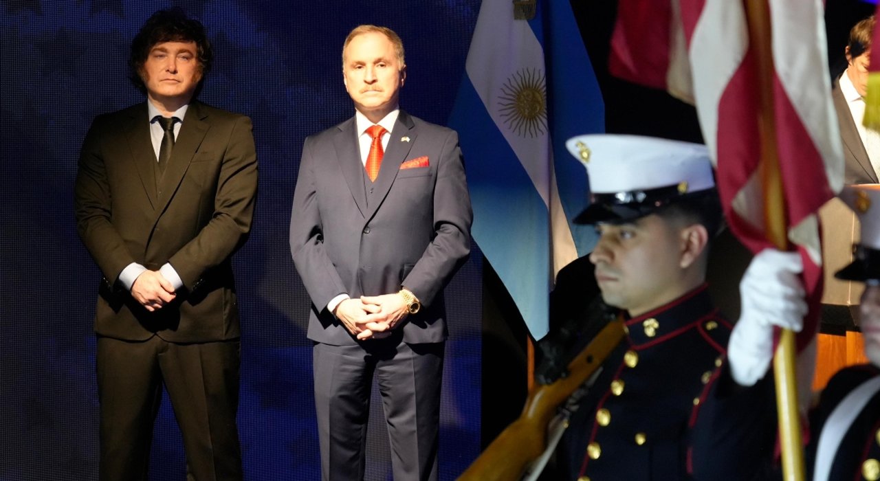 Milei y Jorge Macri participaron del acto por el Día de la Independencia de EEUU en la embajada