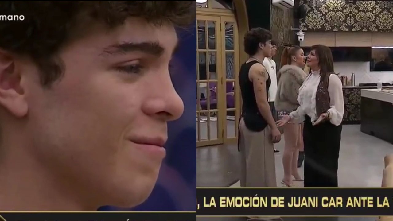 La emoción de Juanicar al recibir a su mamá en el Congelados de Gran Hermano