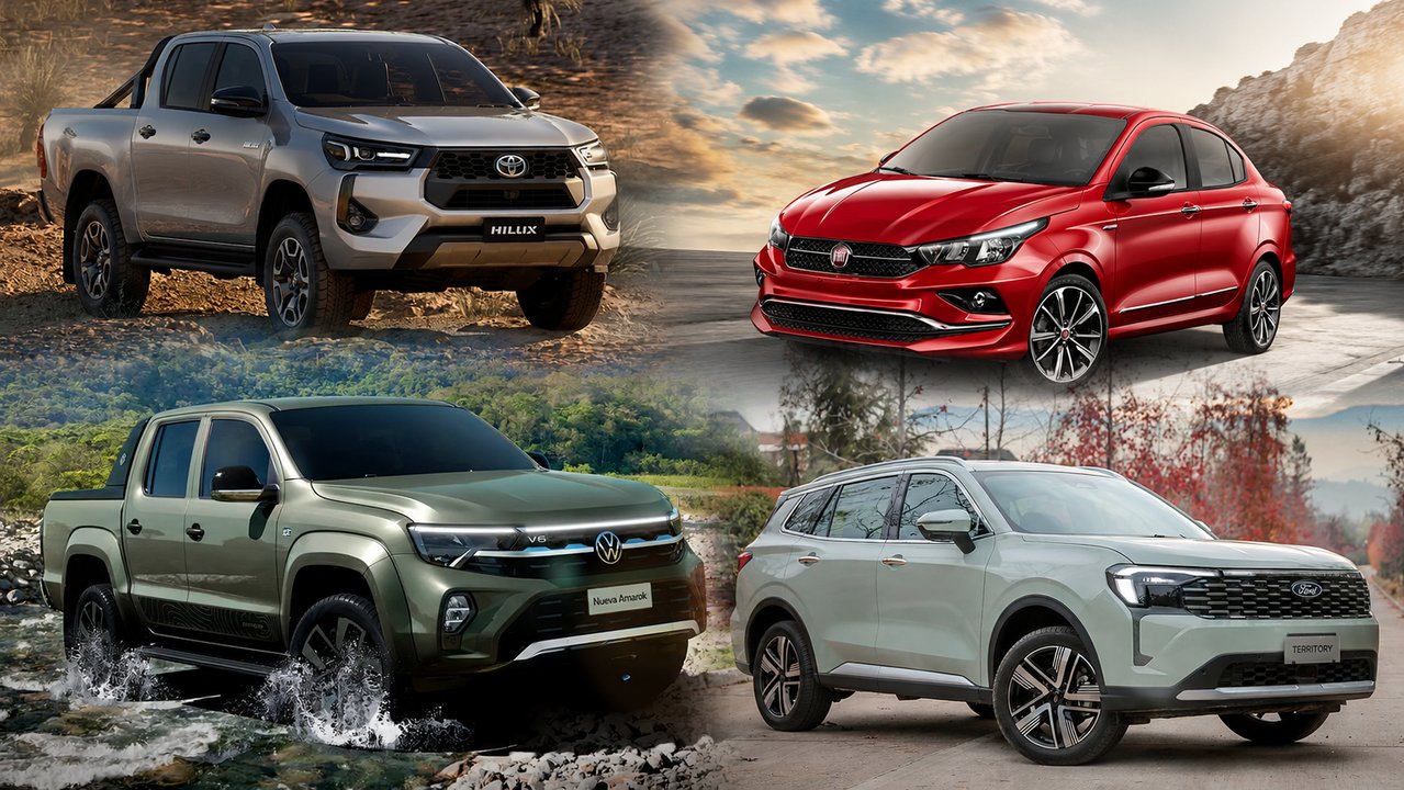 Toyota Hilux y otras pick-ups entre los autos más vendidos en Argentina