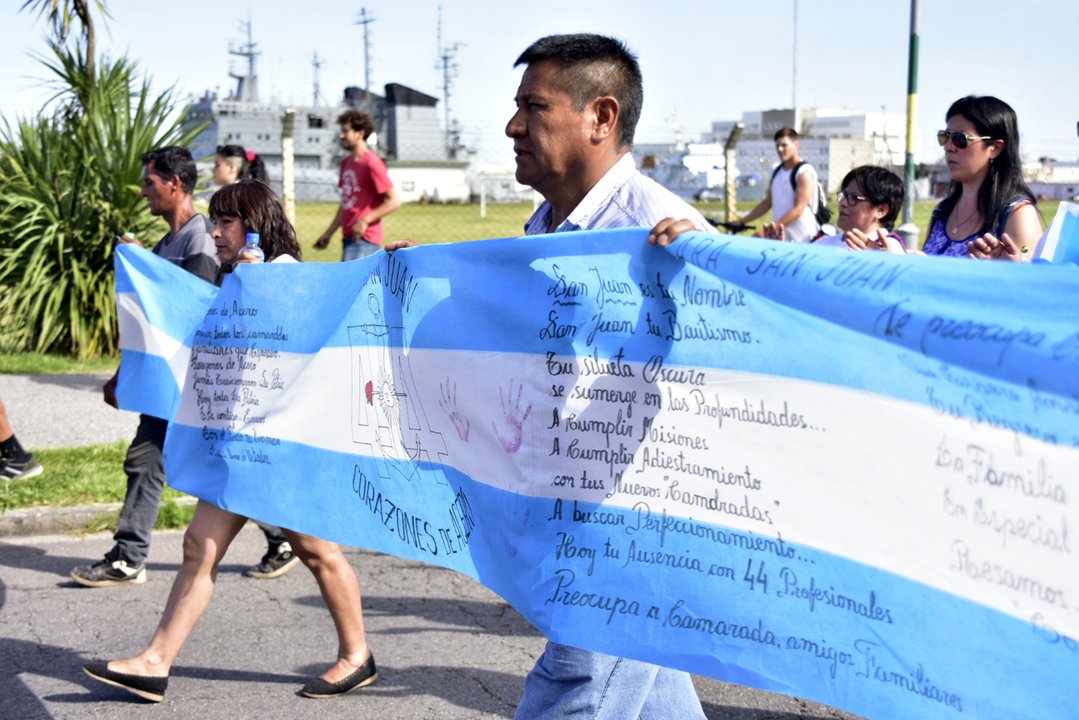 Familiares y allegados del ARA San Juan piden justicia frente a tribunales