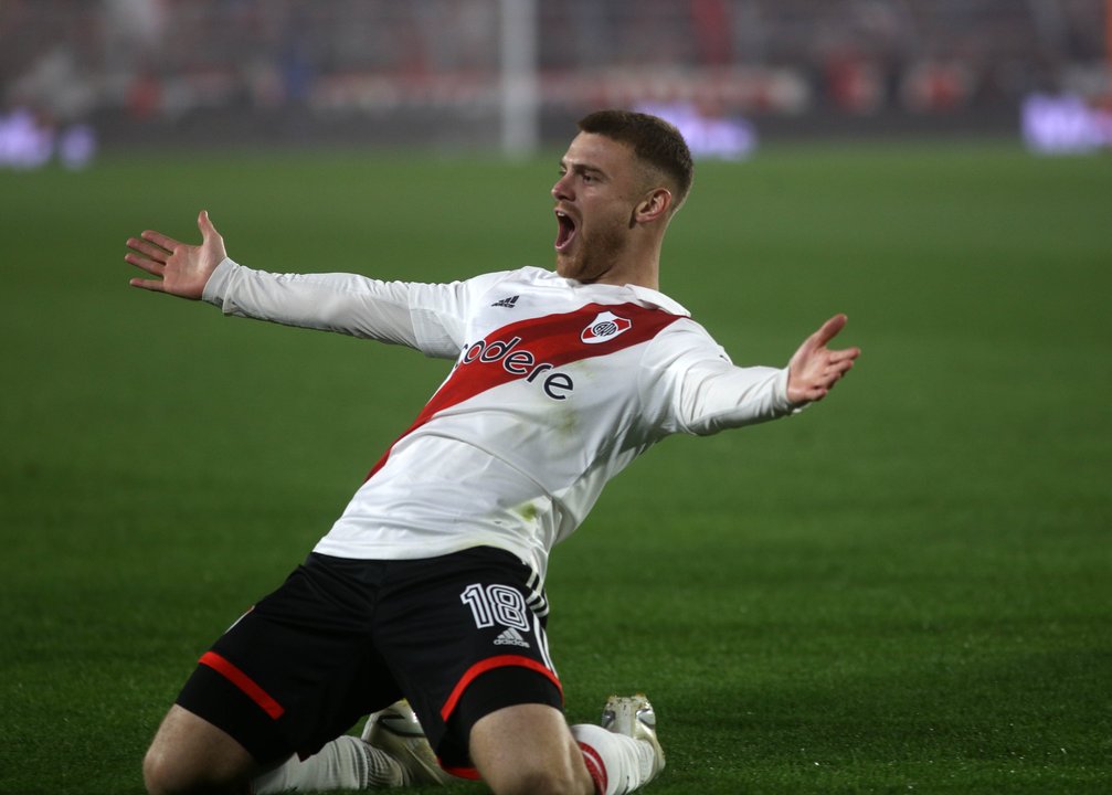 Lucas Beltrán presentado nuevamente como refuerzo de River Plate