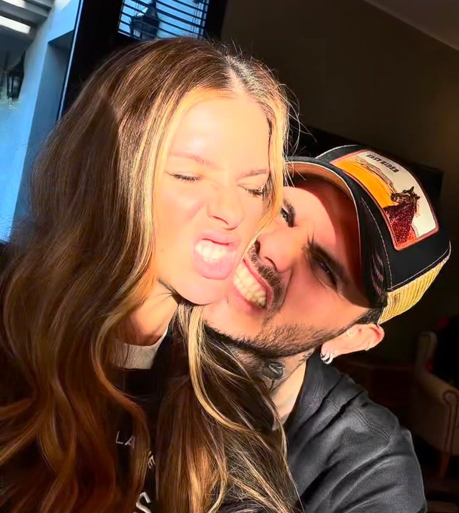 La China Suárez y Mauro Icardi en una postal romántica