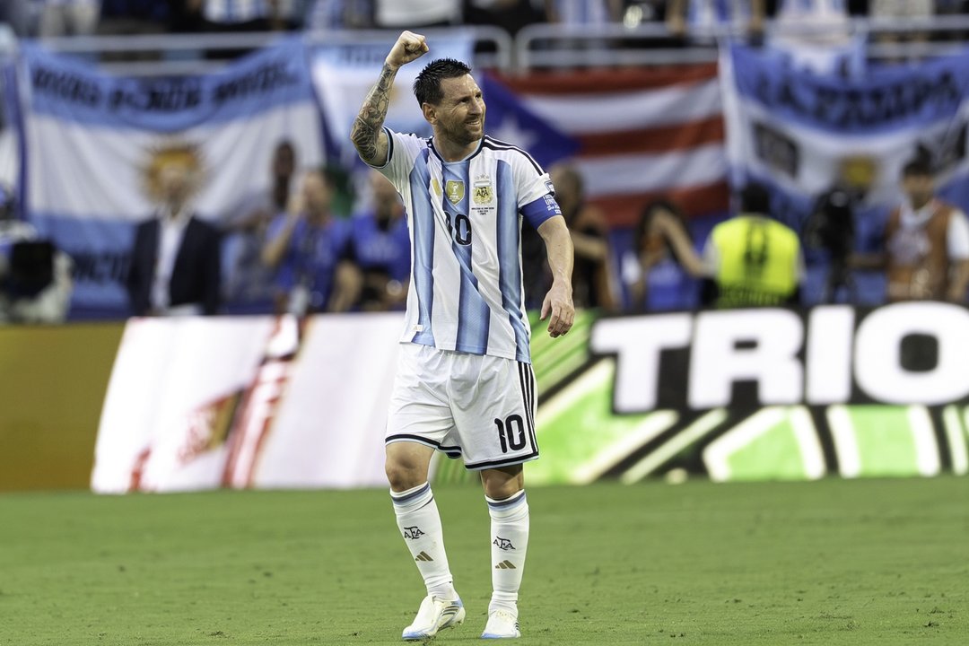 Messi abrió el marcador y extendió su record