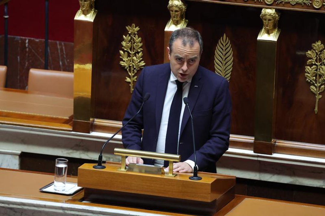 El primer ministro francés Sebastien Lecornu en la Asamblea Nacional
