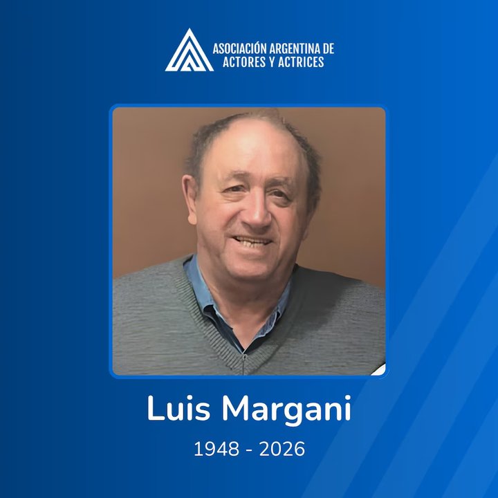 Murió el actor Luis Margani a los 77 años