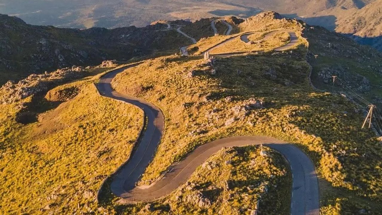 Paisaje serrano de San Luis en vacaciones de invierno