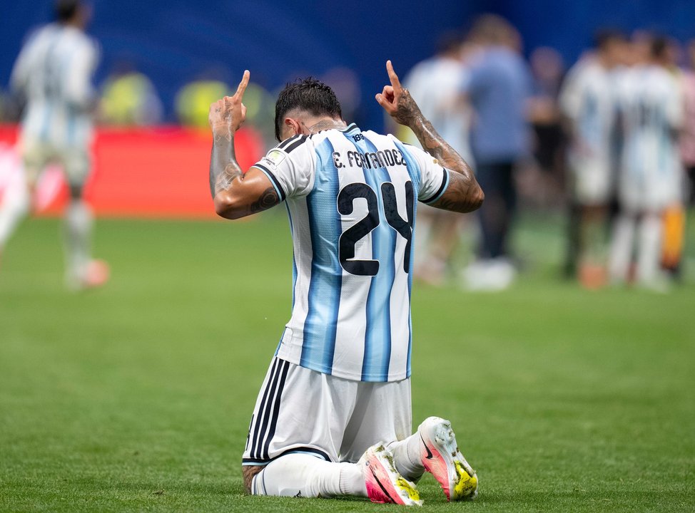 La Selección Argentina celebra la victoria ante Egipto en el Mundial 2026