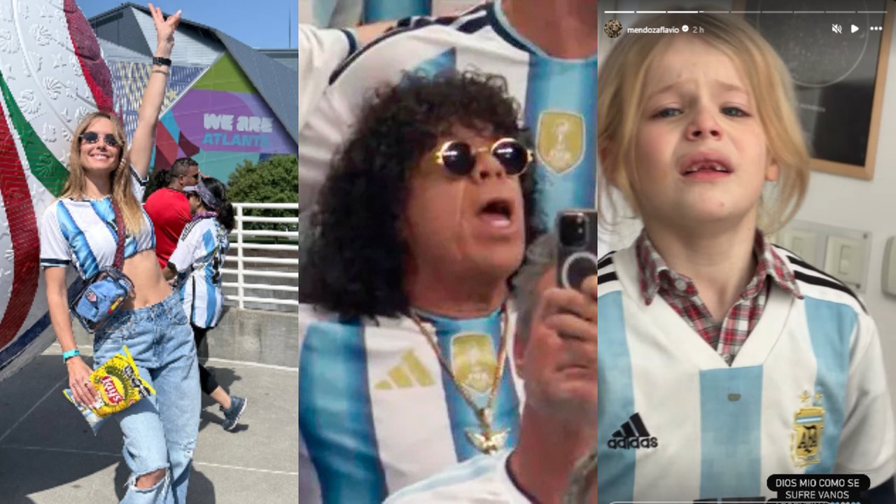 Desde “Mona Jiménez” hasta Mirtha Legrand en llamada con la mamá de Messi: famosos que alentaron a Argentina