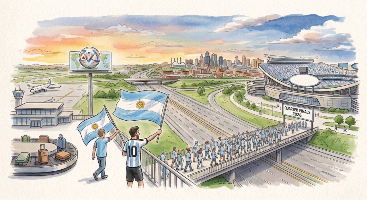 Cuánto cuesta viajar a Kansas para ver a la Selección Argentina en los cuartos de final del Mundial 2026
