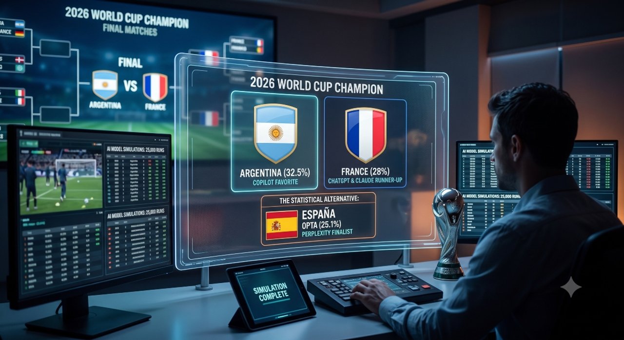 Predicciones del Mundial 2026: ¿Qué Selección ganará la Copa del Mundo según la Inteligencia Artificial?