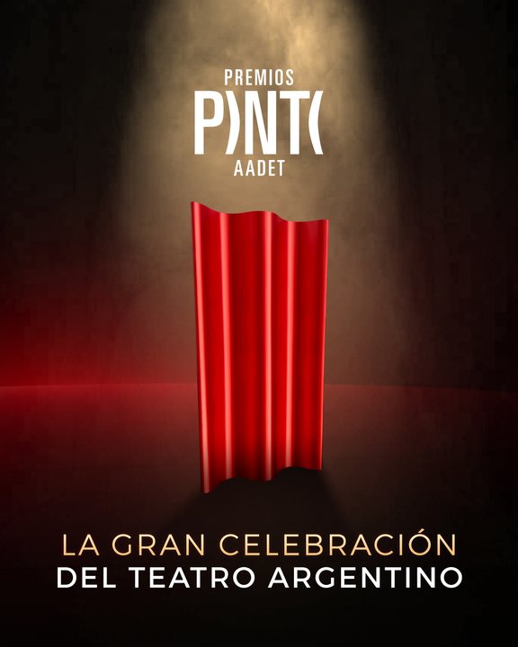 Anuncio de los Premios Pinti al teatro comercial en el Teatro Colón