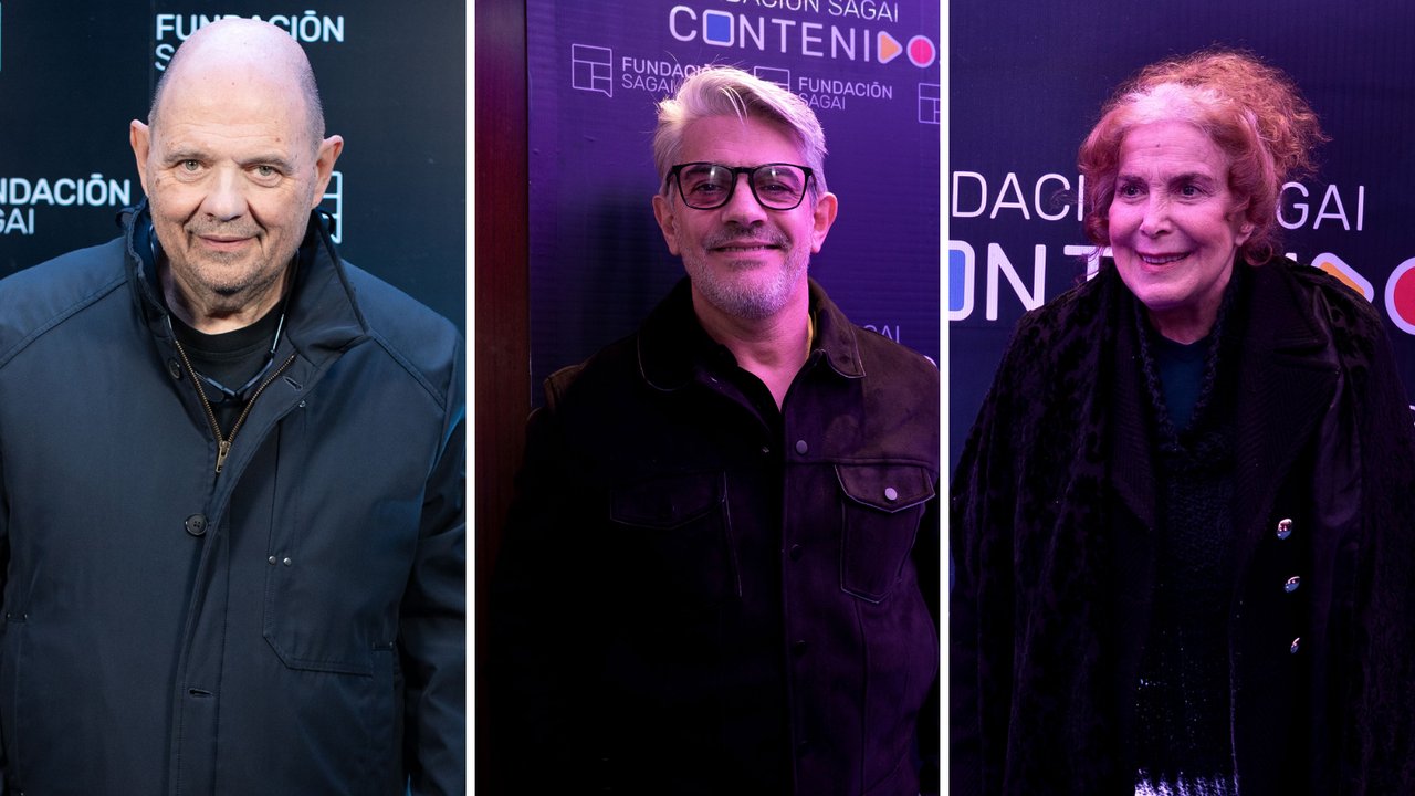 Pablo Echarri y figuras de la actuación en la gala de la Fundación SAGAI