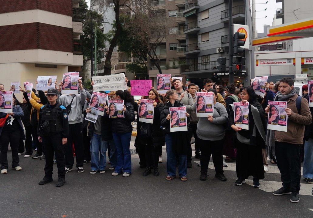 Realizan una marcha para pedir por la aparición de Jessica Benítez Barbudes