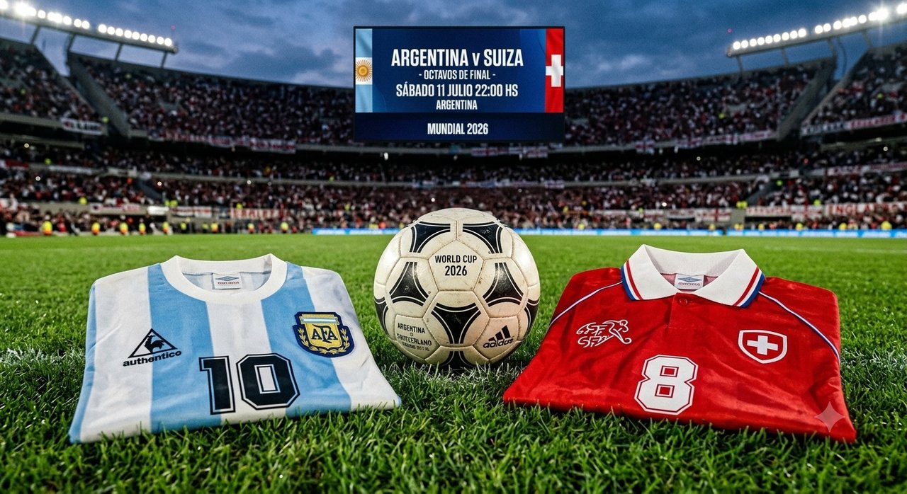 Argentina vs. Suiza EN VIVO: horario, dónde ver por TV y formaciones por los cuartos del Mundial 2026