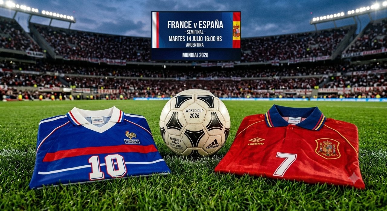 Francia vs. España EN VIVO: horario, dónde ver por TV y formaciones por las semifinales del Mundial 2026