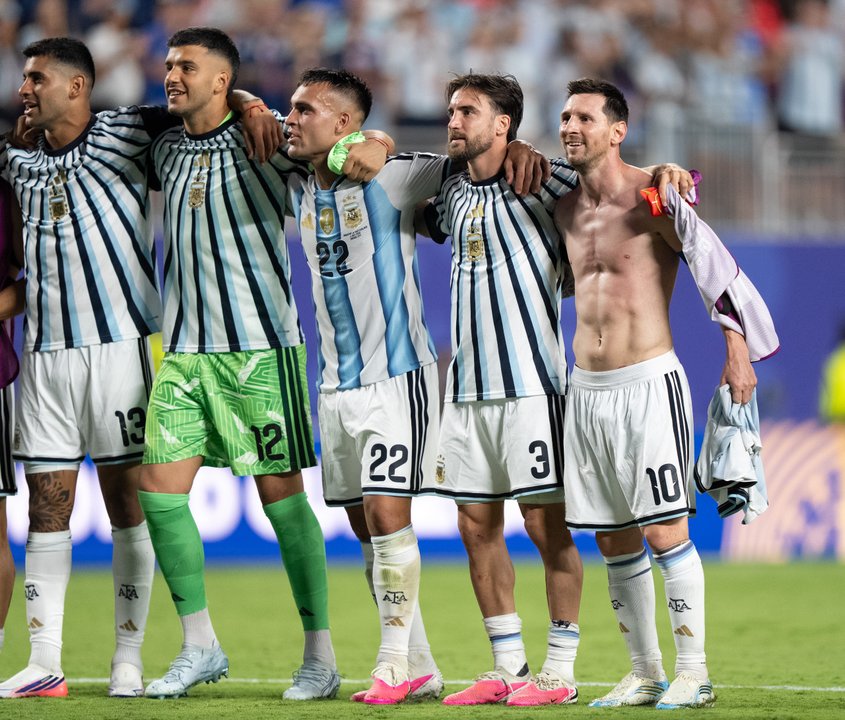 Lautaro Martínez: "El pase a semifinales era nuestro objetivo"