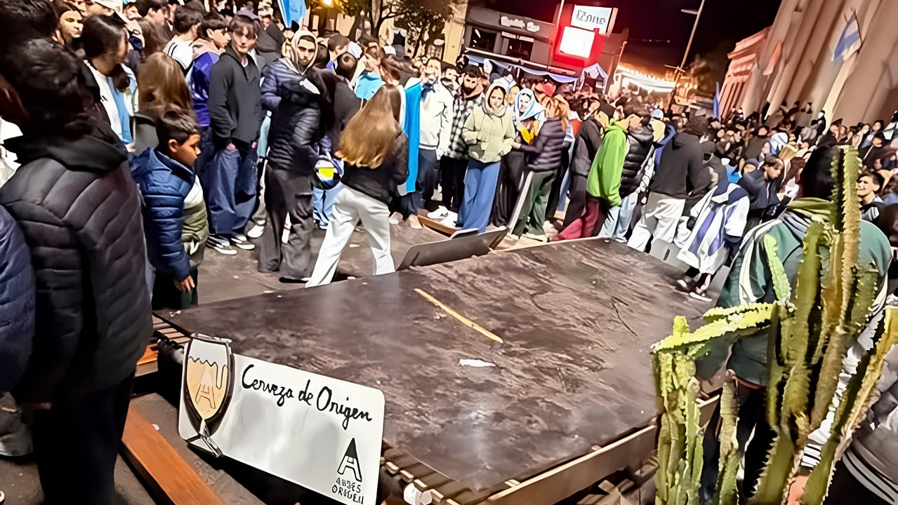 Se desplomó el techo de un bar en Entre Ríos en pleno festejo por el triunfo de la Selección