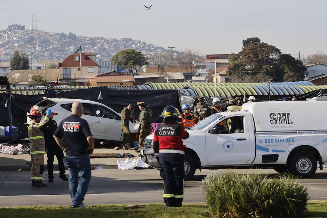Tragedia en Viña del Mar: un militar chileno atropelló y mató a seis personas