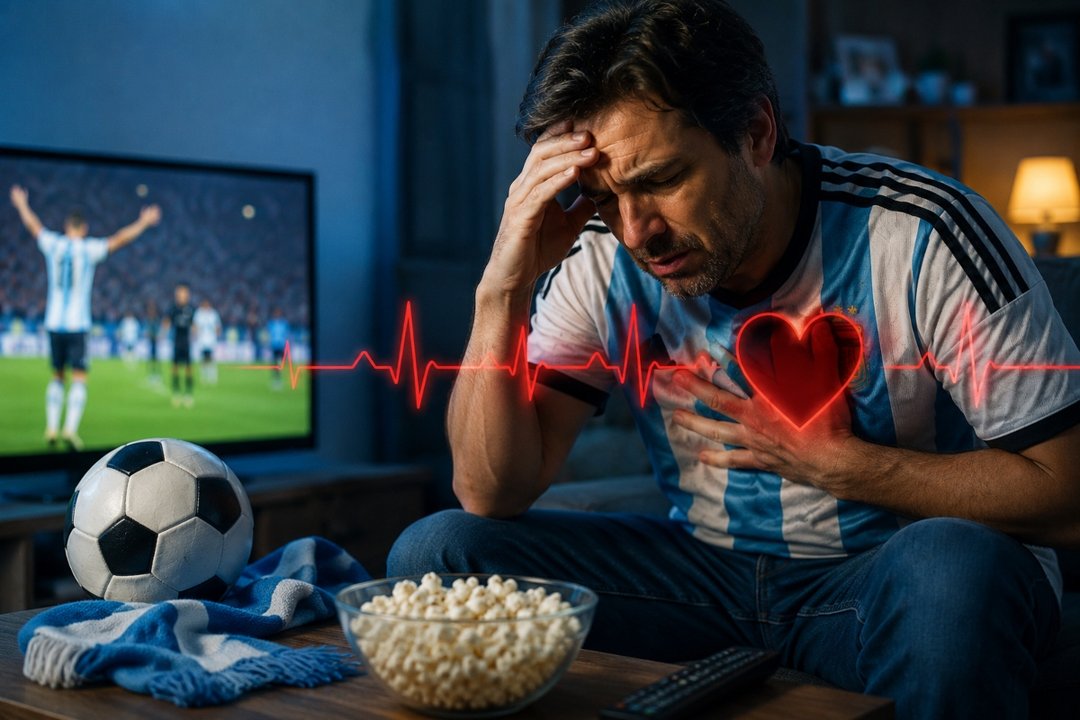 Corazón en alerta: cómo influyen la angustia y la ansiedad por la Selección y quiénes corren más riesgo