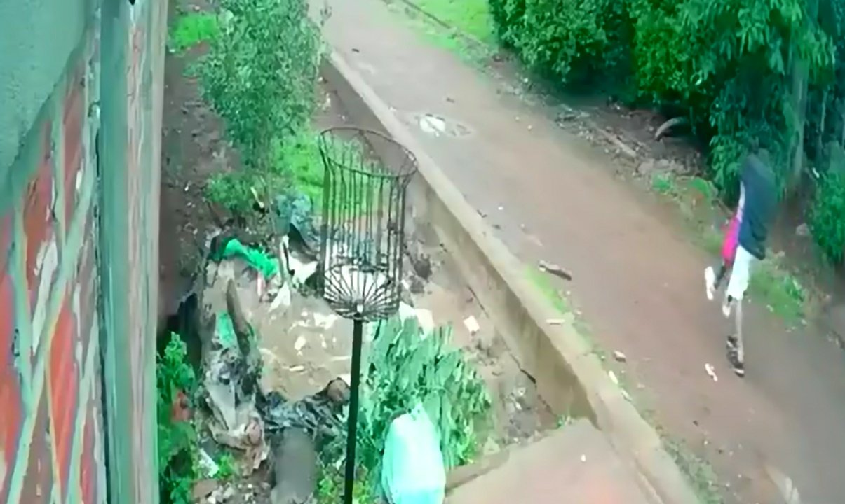 Patrullero policial en un operativo en Misiones