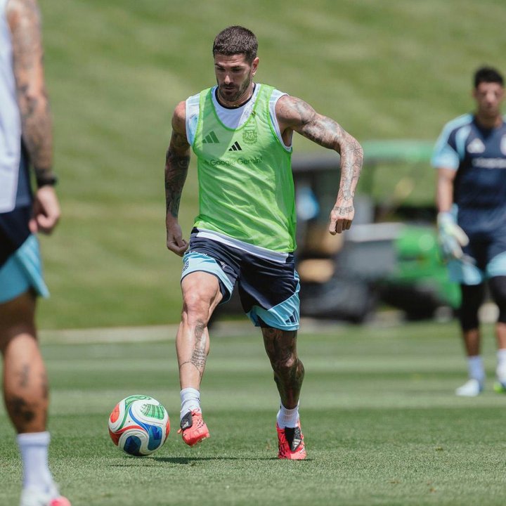 De Paul, en la previa del partido contra Inglaterra: "Este tipo de partidos me entusiasma mucho"