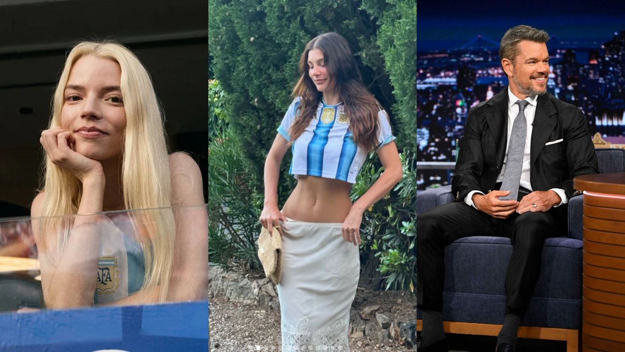 Anya Taylor-Joy, Camila Morrone y Matt Damon: famosos alrededor del mundo alientan por Argentina