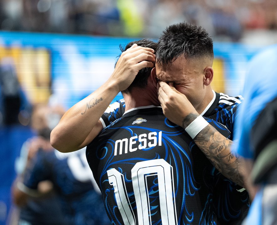“Es muy fuerte todo esto”, dijo Lautaro Martínez