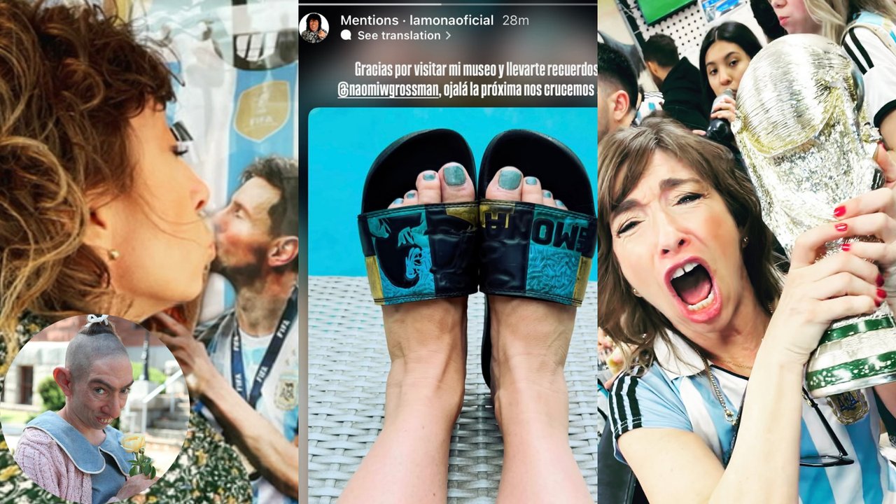 La actriz de Hollywood que alentó por Argentina y es fan de la Mona Giménez: “Me beso con Messi"