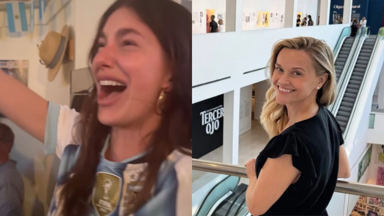 La euforia de Camila Morrone ante el triunfo de Argentina y el sorpresivo apoyo de Reese Witherspoon